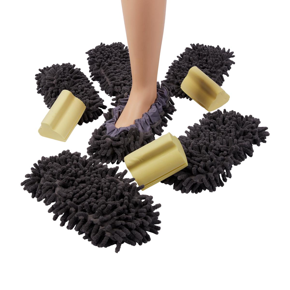 HandiMop 9piece Slippers and HandiSponge Cleaning Kit 20338433 HSN