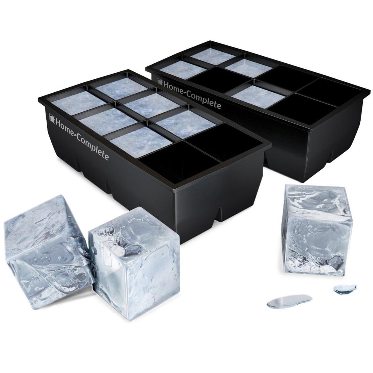 thumbnail image 2 of 2 Pack Ice Cube Trays, Silicone Sphere Whiskey Ice Ball Mould And Large... 2 of 11