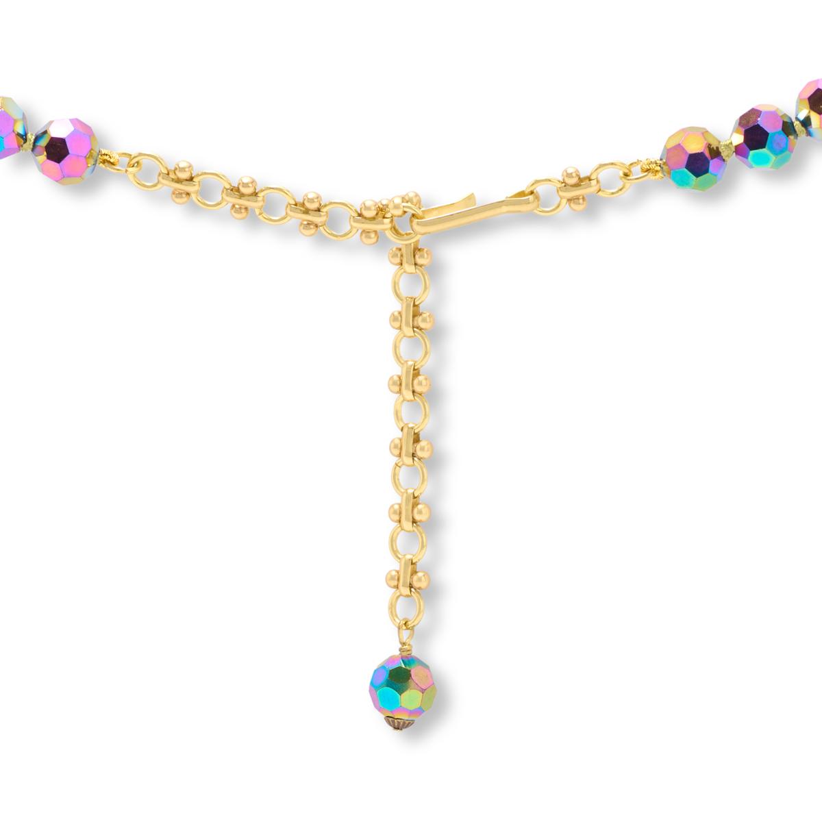 Heidi Daus April in Paris Multicolor Crystal and Stone Drop 