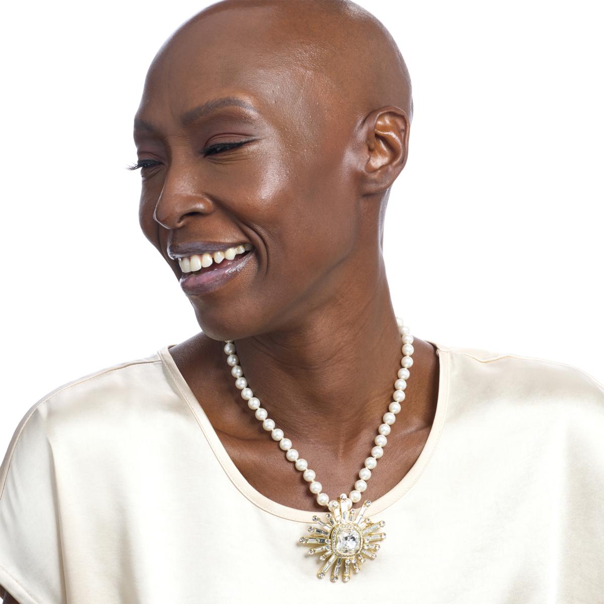 Heidi Daus Sparkler Alert Enhancer Pin Necklace | HSN