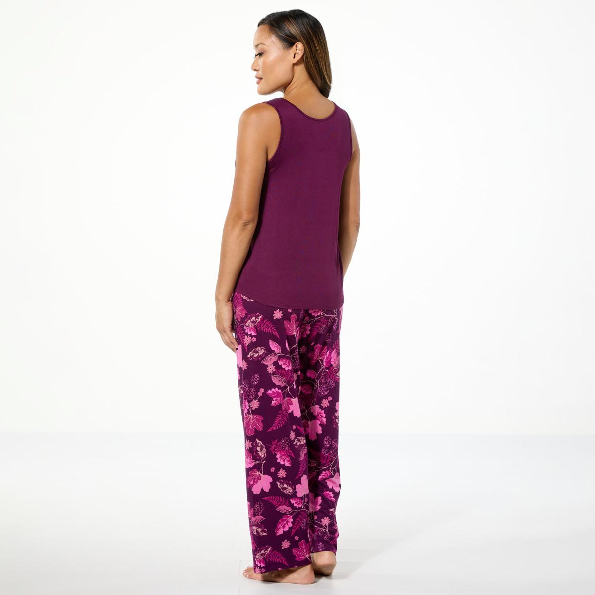 HUE 3-piece Cardigan, Tank & Pant PJ Set - 22960249 | HSN