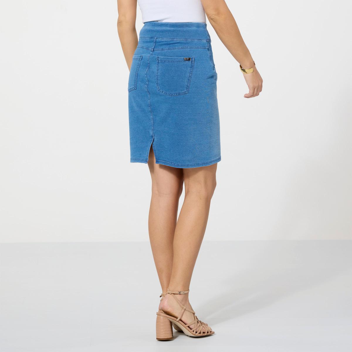 HUE Game Changing Denim Pencil Skirt