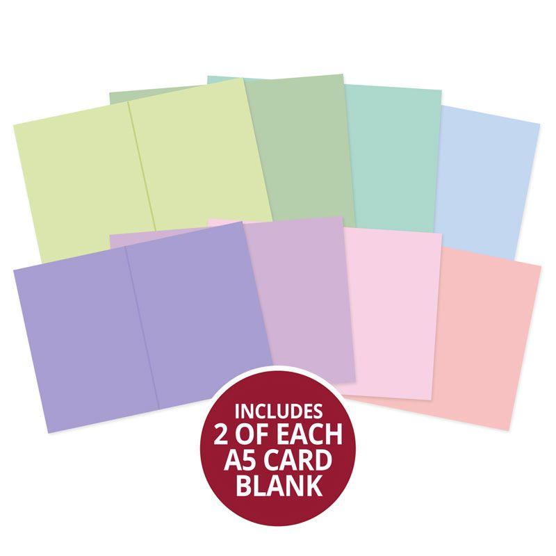 Hunkydory Crafts Adorable Scorable Pre-Scored Card Blanks - Pastels ...