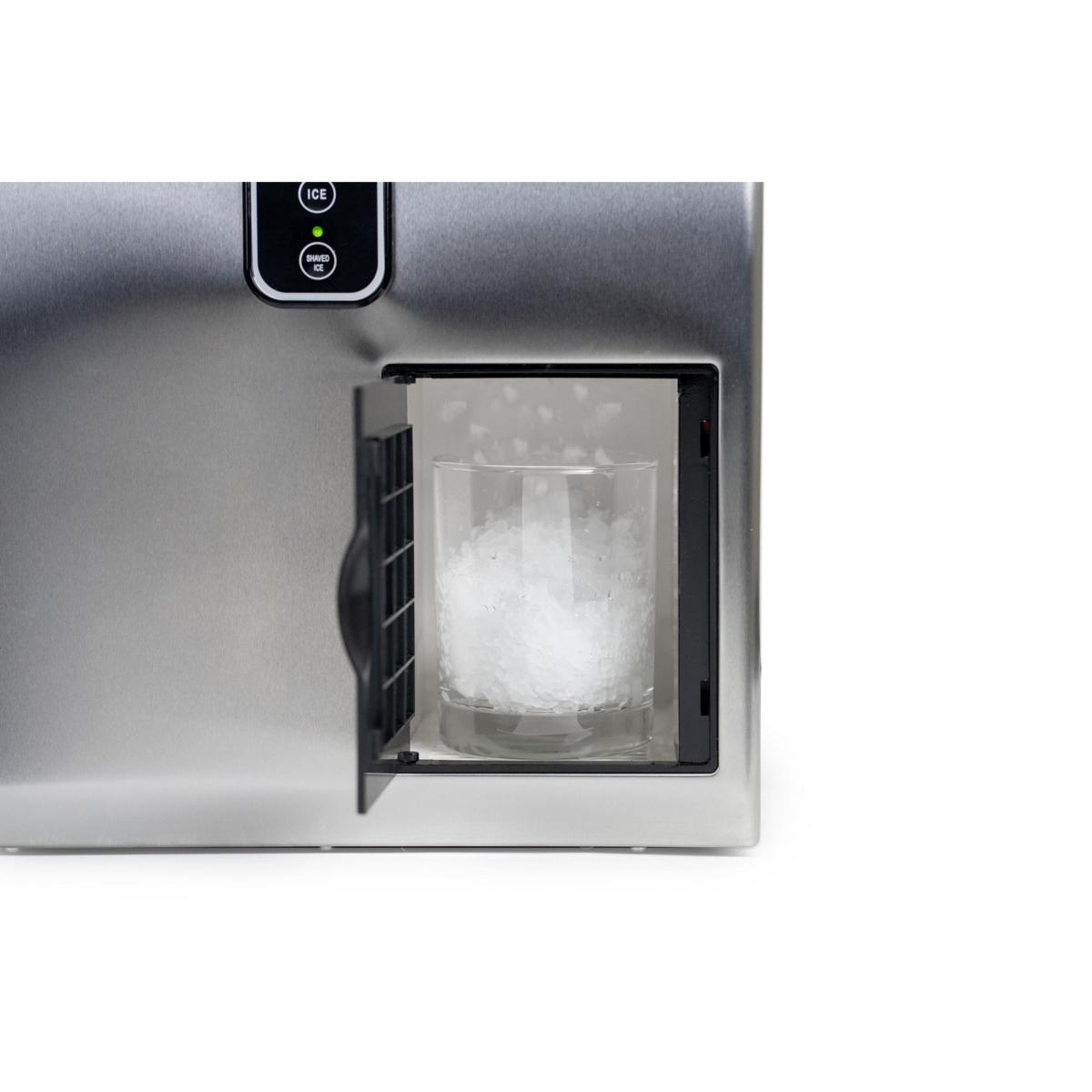 Igloo IGLICEBDC44SS 44 lb. Ice Maker and Dispensing Ice Shaver