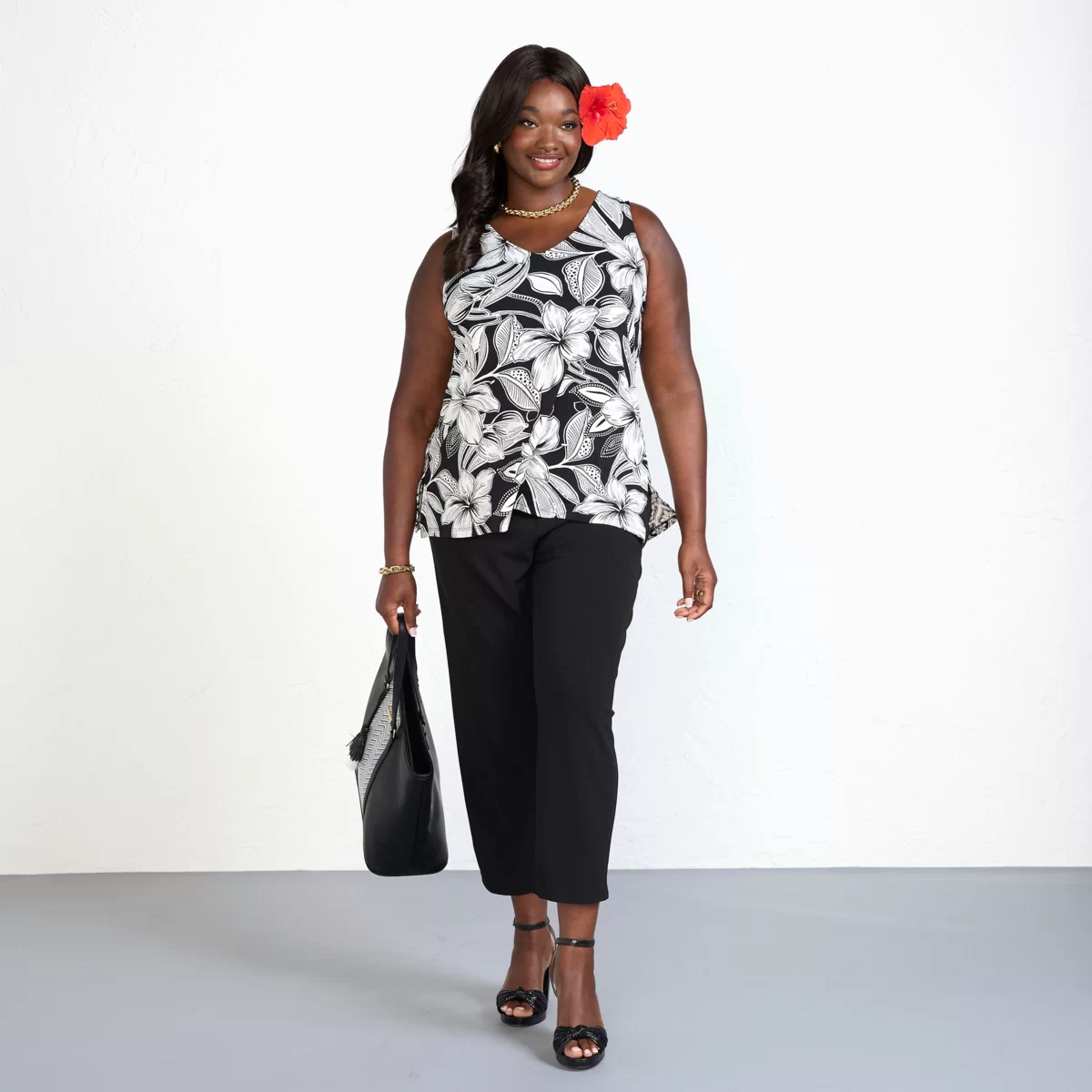 IMAN Global Chic Crepe Knit Slim Leg Ankle Pant - 22648311 | HSN