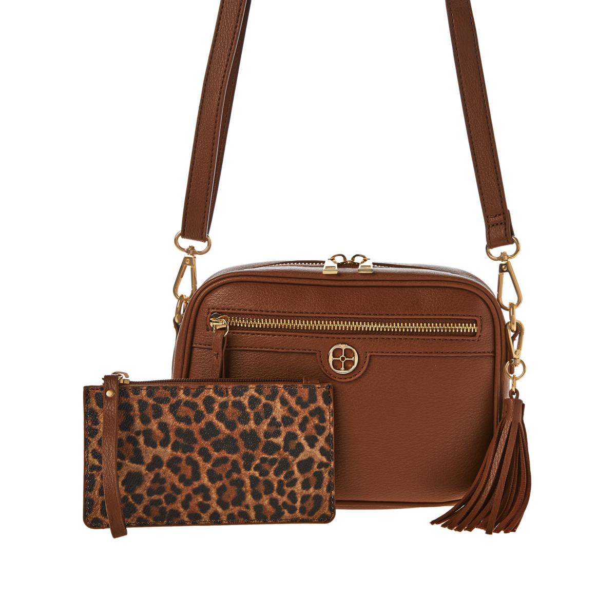 IMAN Global Chic Crossbody with Wristlet and Removable Tassel - 20072291 |  HSN