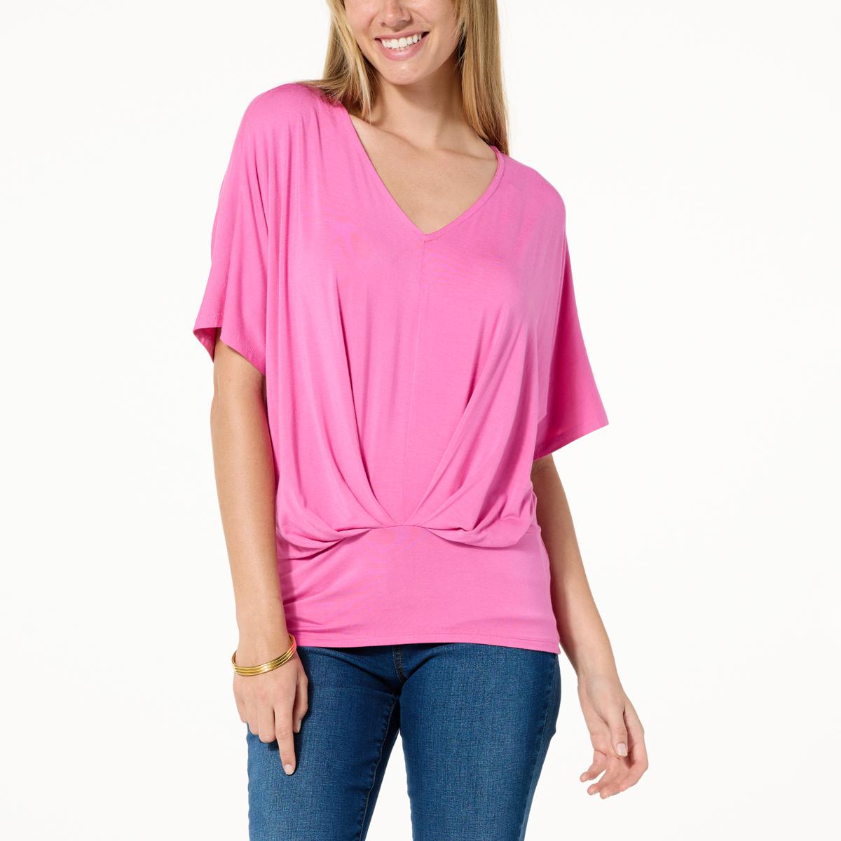 draped v neck top