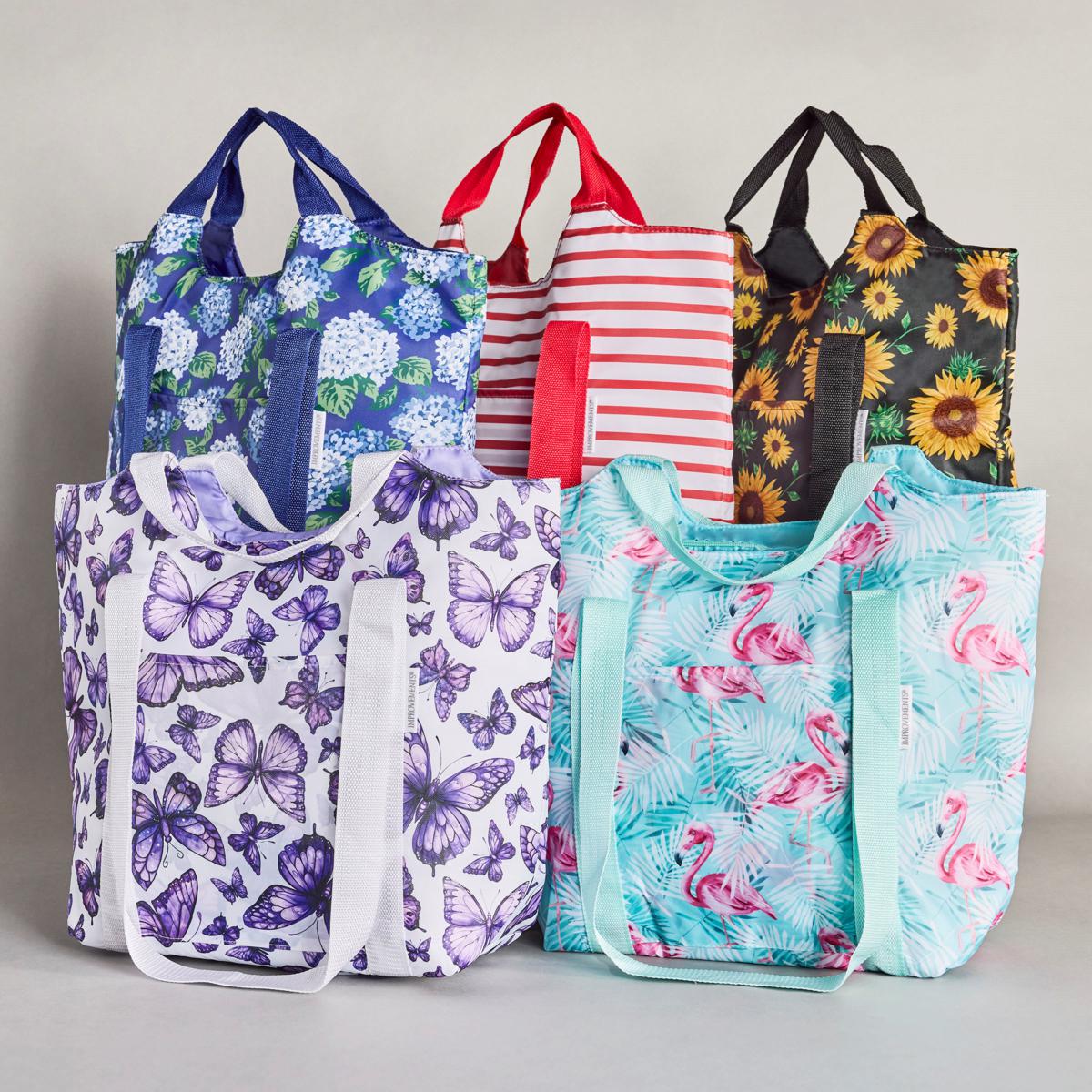 Improvements 2-piece Zippered Insulated Market Totes Set