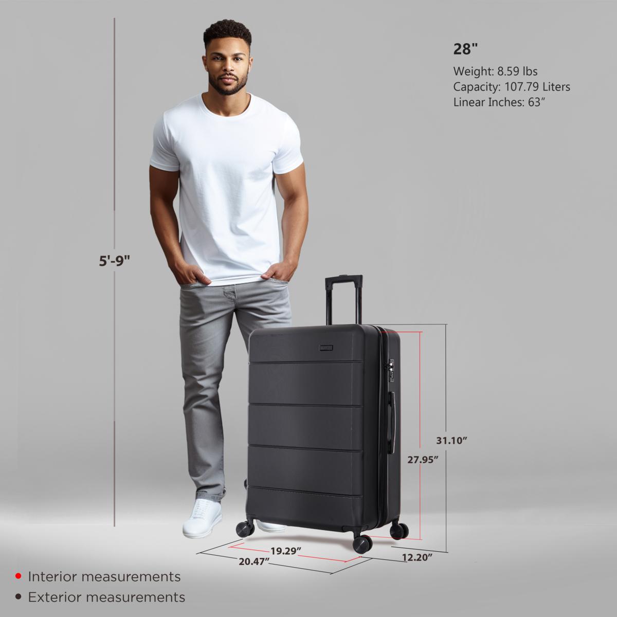 InUSA Elysian Lightweight Hardside Spinner 28