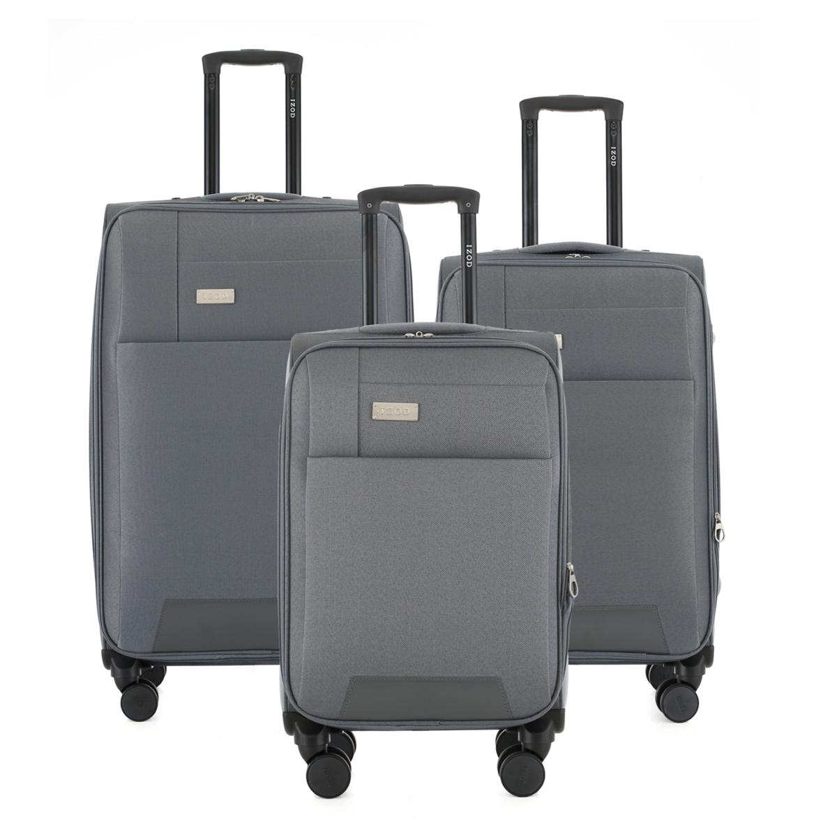 IZOD Cosmo Softside Lightweight Expandable Spinner 3-piece Luggage