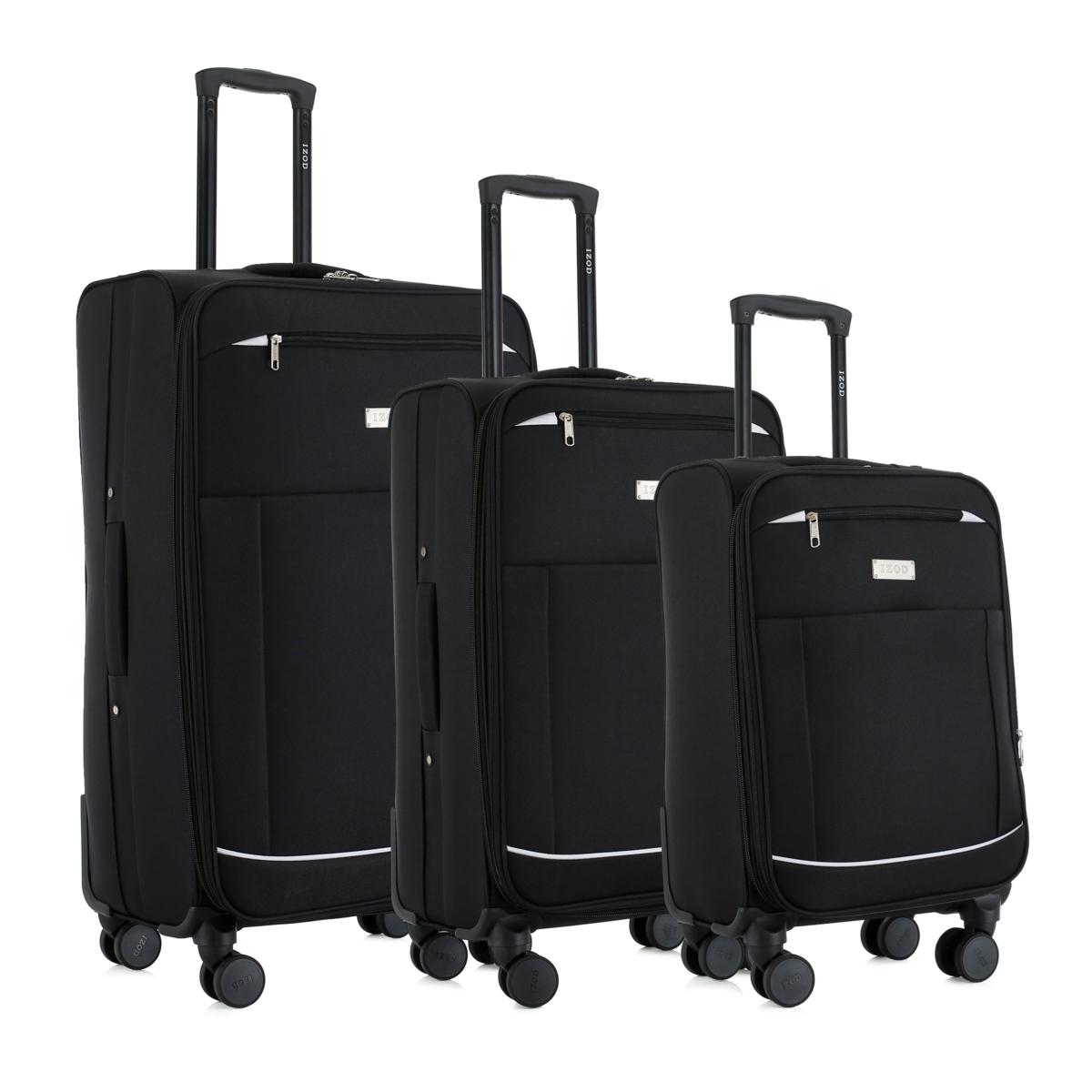 IZOD Vela Softside Lightweight Expandable Spinner 3-piece Luggage