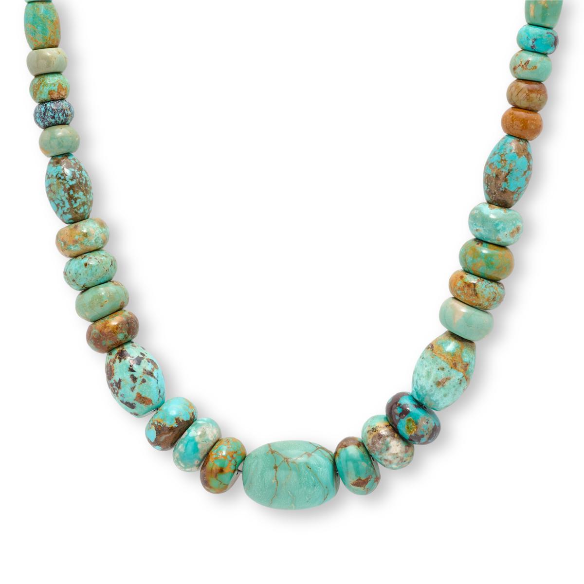 Jay King Golden Dragon Mountain Turquoise Bead Necklace | HSN
