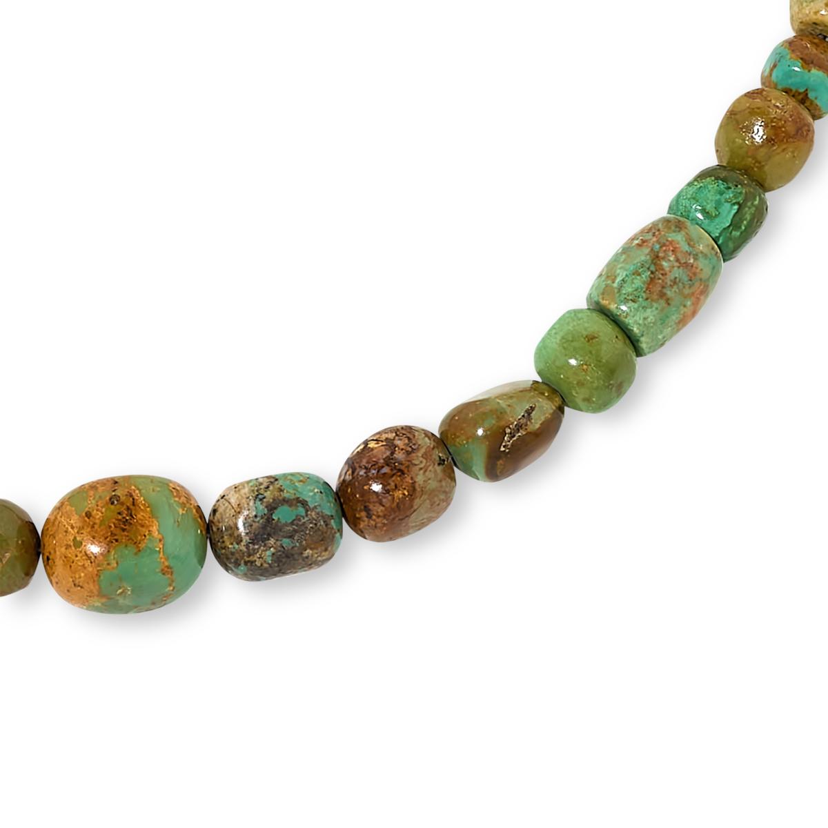Jay King Multicolor Spruce Mountain Turquoise Bead 18