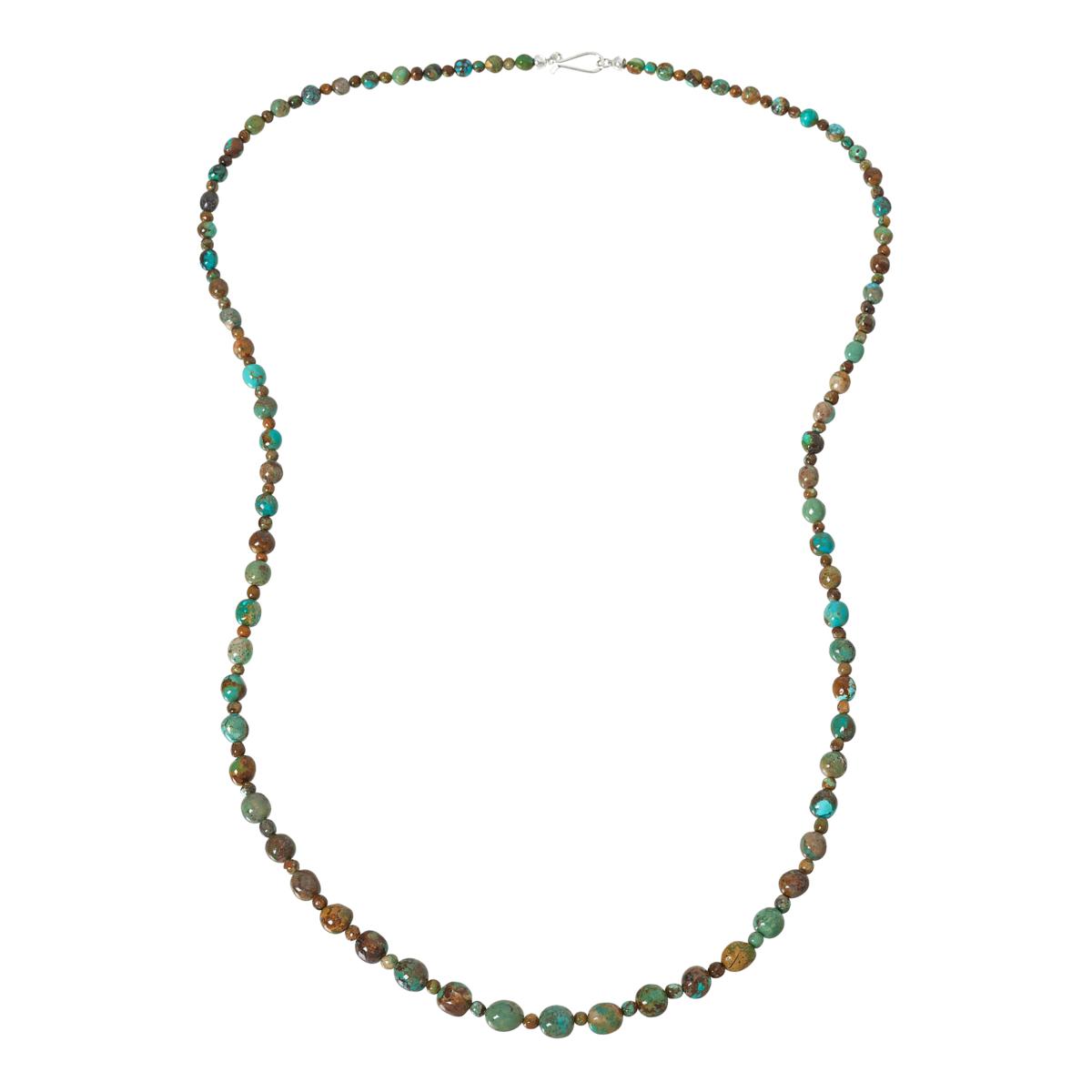 Jay King Sacred Cloud Mountain Turquoise Nugget 36 Bead Necklace