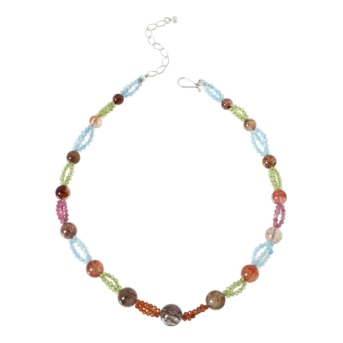 Jay King shops Mine Finds DTR Carnelian & Agate Sterling Silver Necklace