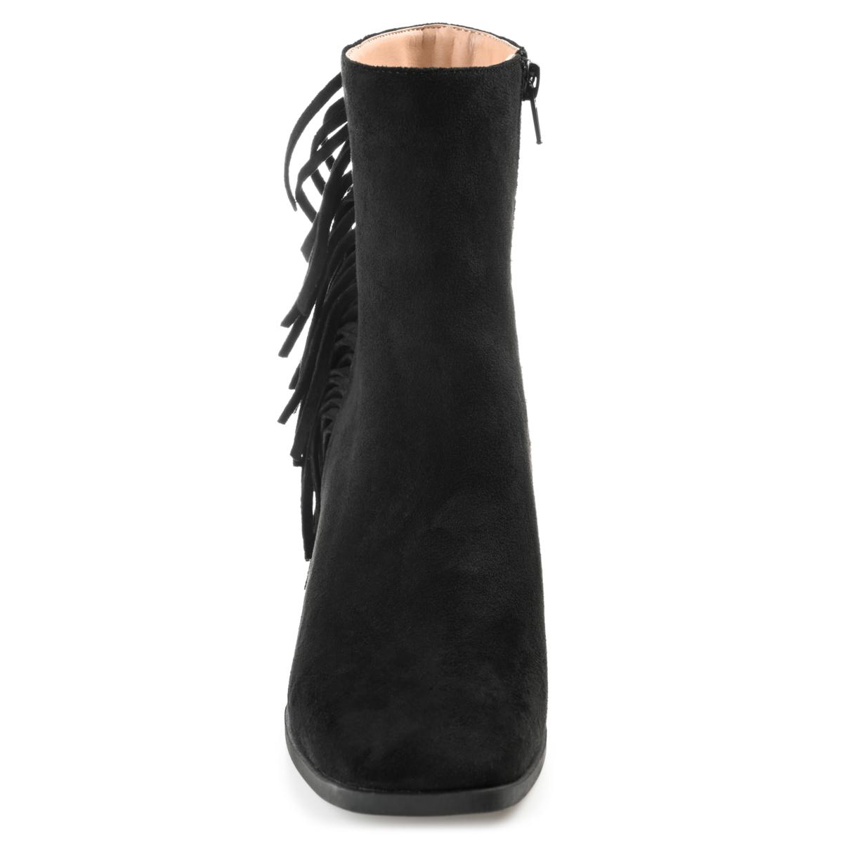 Journee collection fringe bootie hotsell