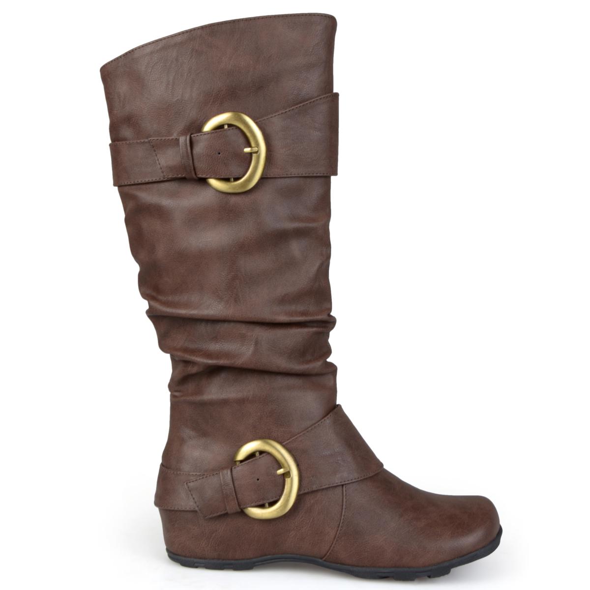 Journee Collection Harley Extra Wide Calf Riding Boot - Free