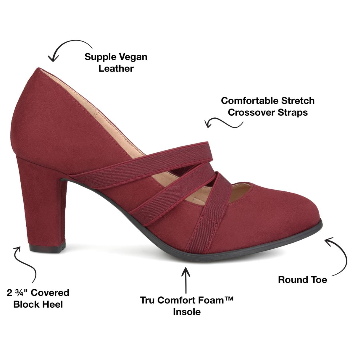 Journee Collection Womens Wide Width Comfort Loren Pump | HSN