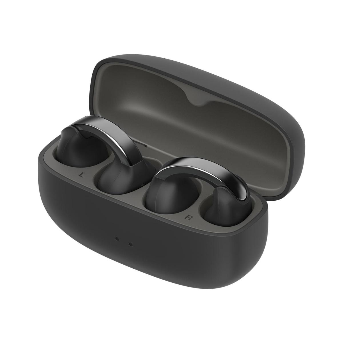 JVC Wireless OpenEarcuff Earbuds Nearphones Black | HSN