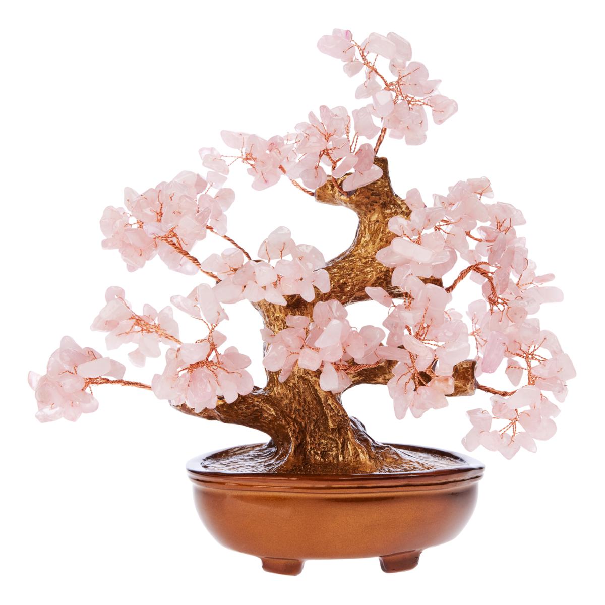 KALIFANO 8.25 Gemstone Bonsai Tree of Life Sculpture - 20829908