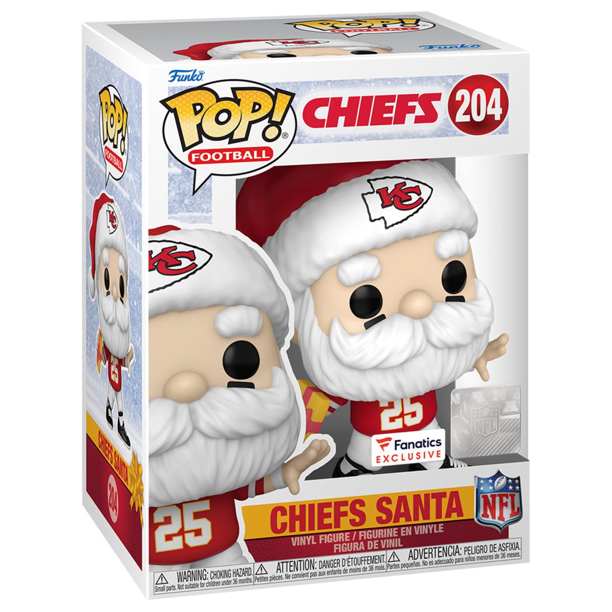 Kansas City Chiefs Santa Funko Pop! Fanatics Exclusive Vinyl Figure