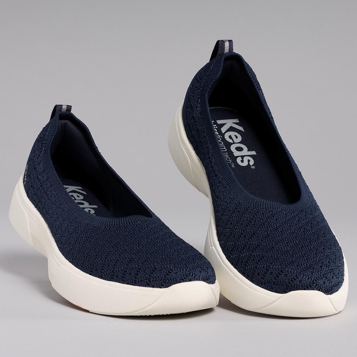 (取寄) ケッズ レディース スキマー Keds women BlissWalk Skimmer Navy Starburst Knit Keds® BlissWalk Skimmer | HSN