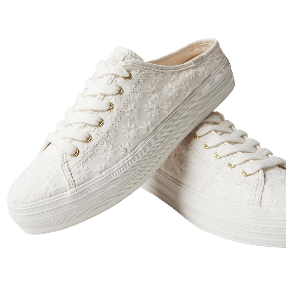 Keds Sneakers Women Keds Women's Triple Kick Metallic Text Sneaker