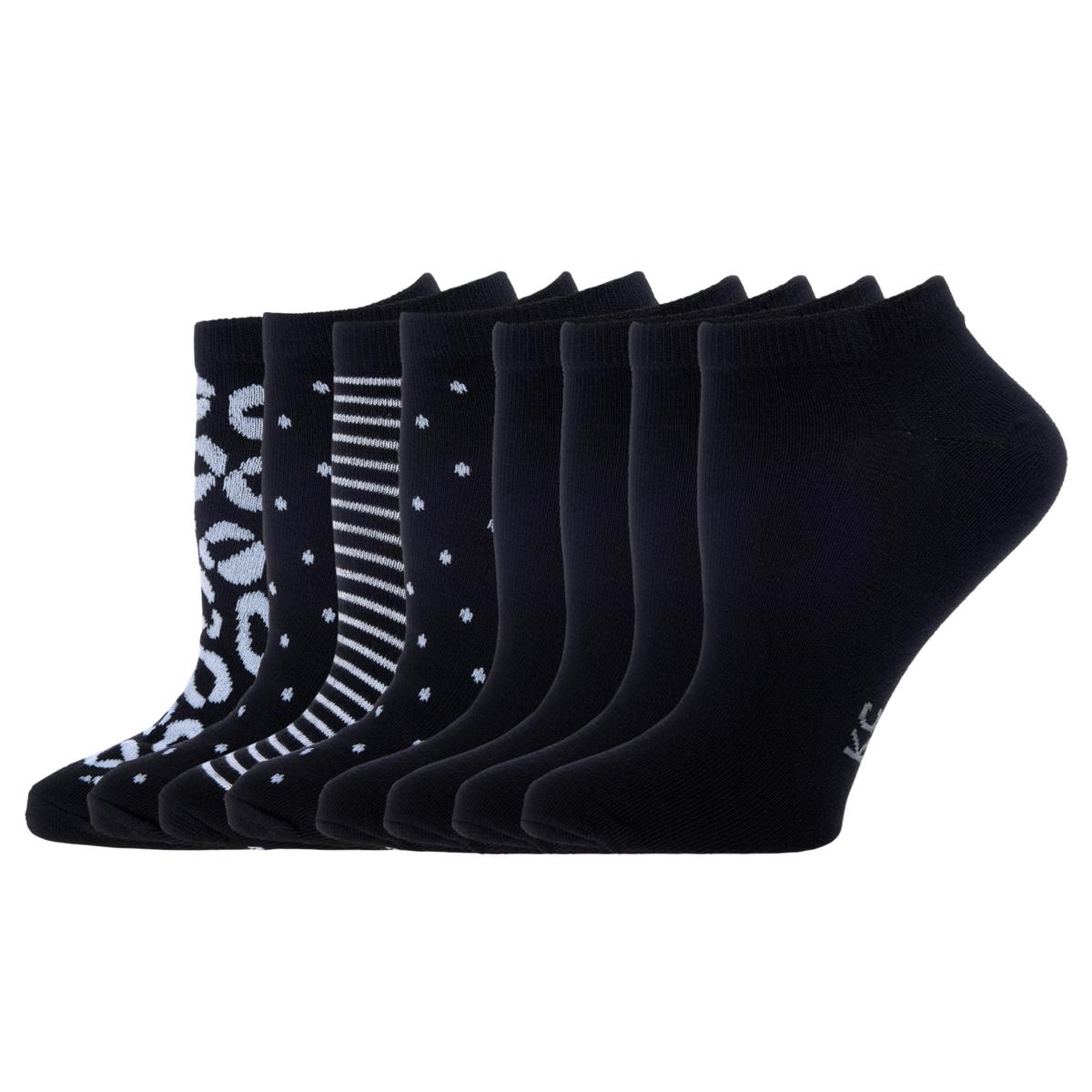 Cole 8Pack Leopard Print NoShow Ankle Sock 23120210 HSN