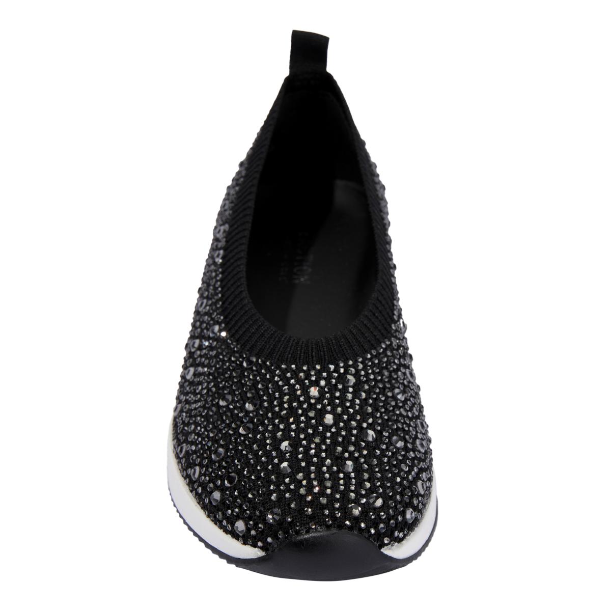 Kenneth Cole Reaction Evaline Stretch Knit Jeweled Ballet Flat | HSN