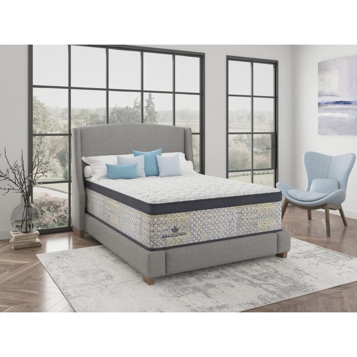 Kingsdown Prime Ashwin 15.5" Plush Queen Euro Pillow Top Mattress