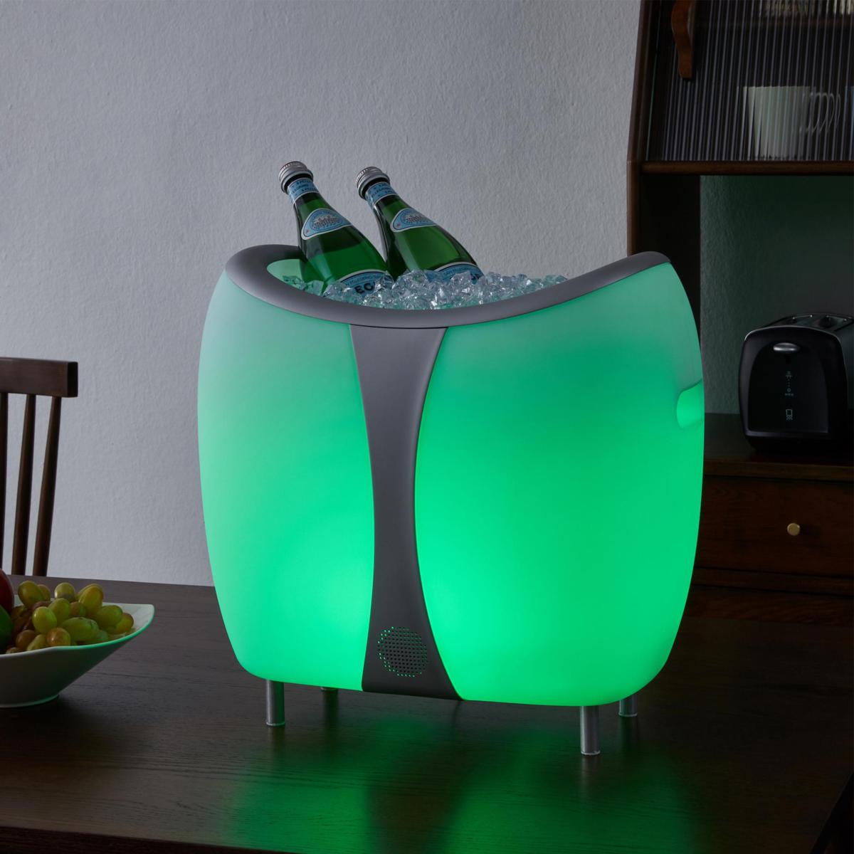 frio led speaker ice bucket