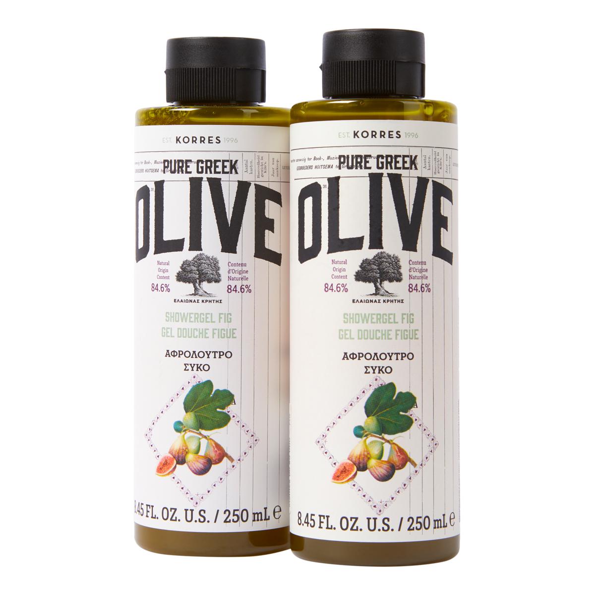 Korres 2pack Olive & Fig Shower Gel 22457581 HSN