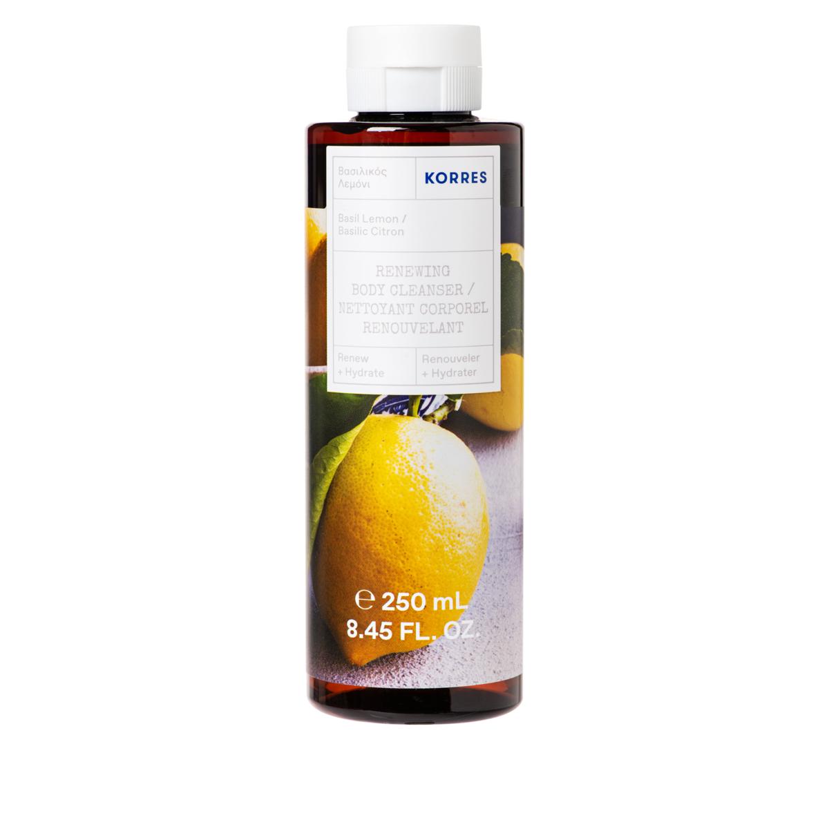 Korres Basil Lemon Renewing Body Cleanser 9717456 HSN