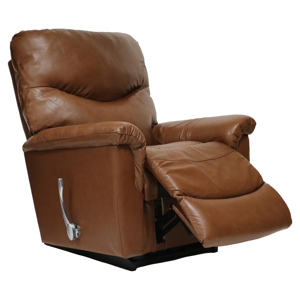 THE Ｊailers La-Z-Boy James Manual or Power Leather Rocker Recliner | HSN