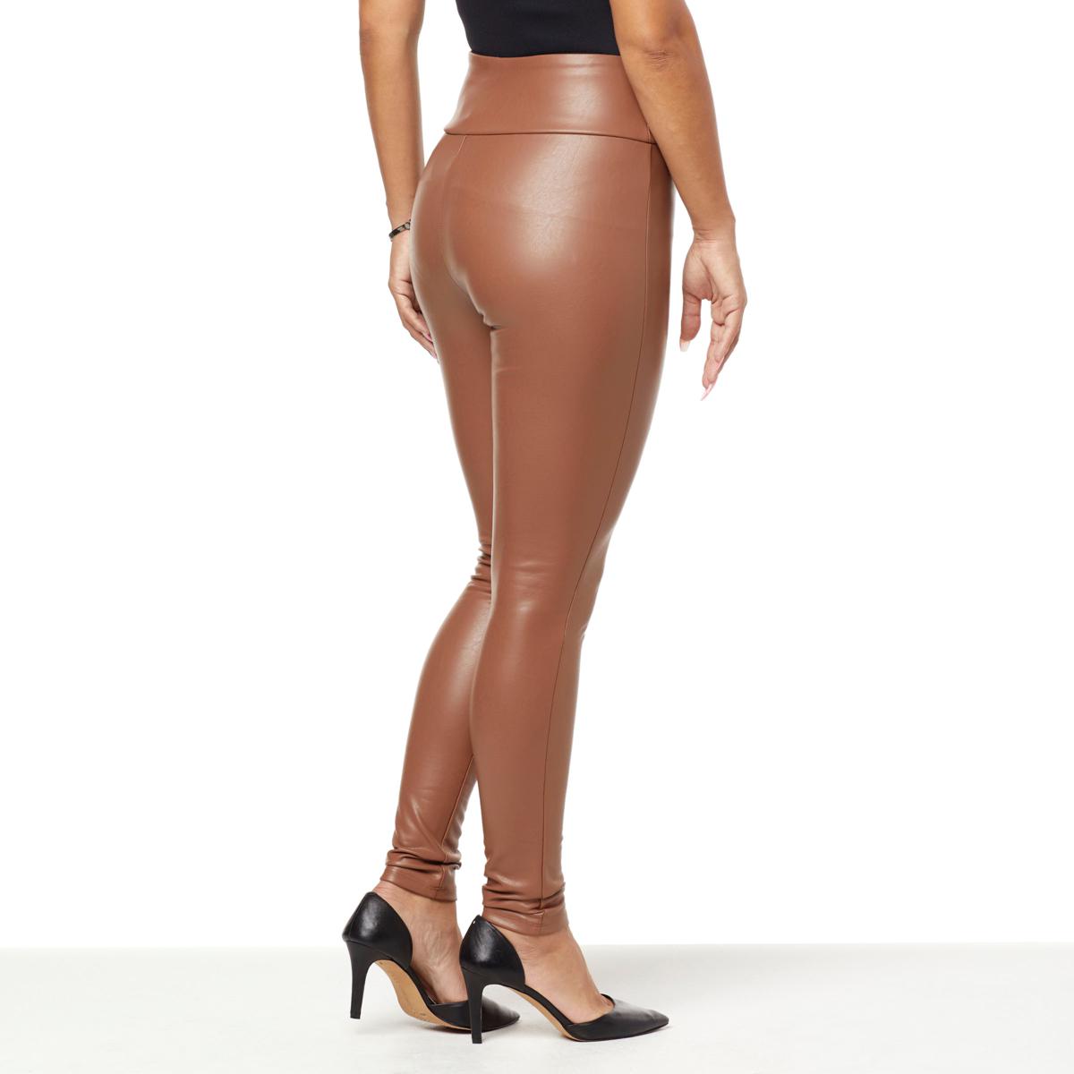 Knix Birds Papaya High Rise Faux Leather Leggings  Faux leather leggings,  Leather leggings, Leggings