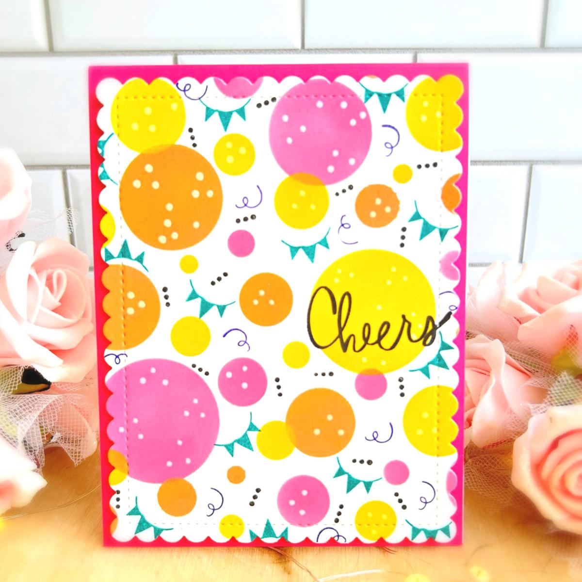 LDRS Creative Stack and Collage Let's Celebrate Stamp Set
