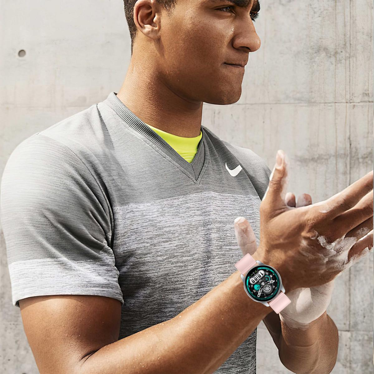 Letsfit E42 Black Bluetooth Smartwatch | HSN