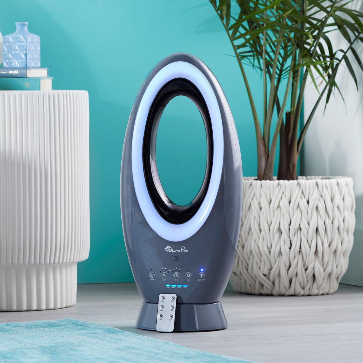 LivePure Bladeless Indoor/Outdoor Rechargeable Fan - 20746150 | HSN