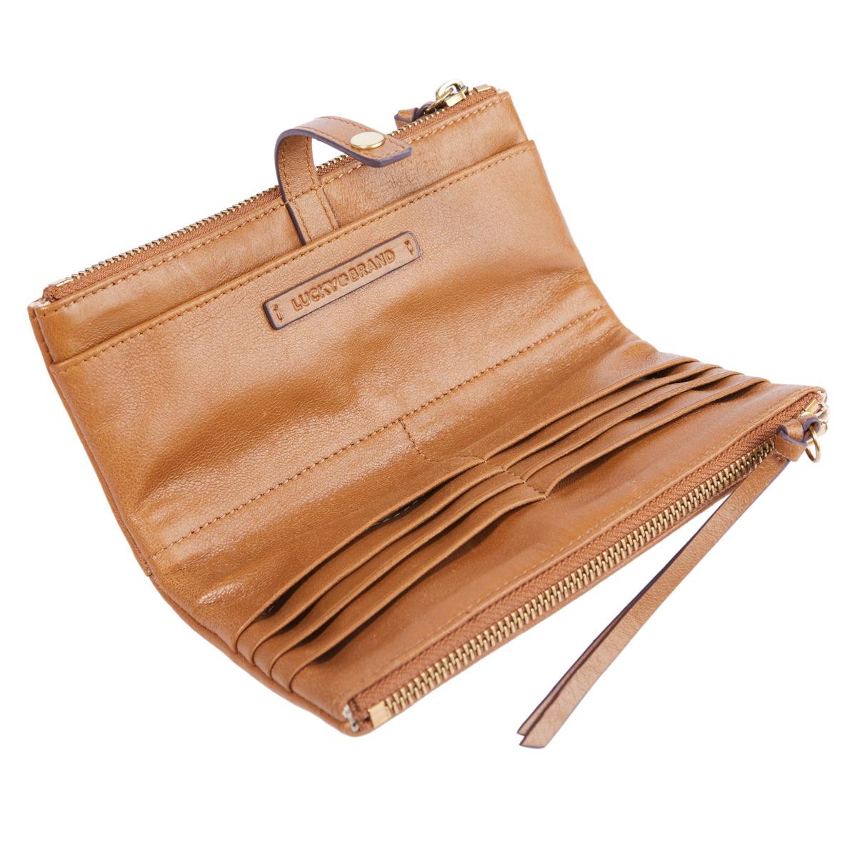 Lucky brand best sale leather wristlet