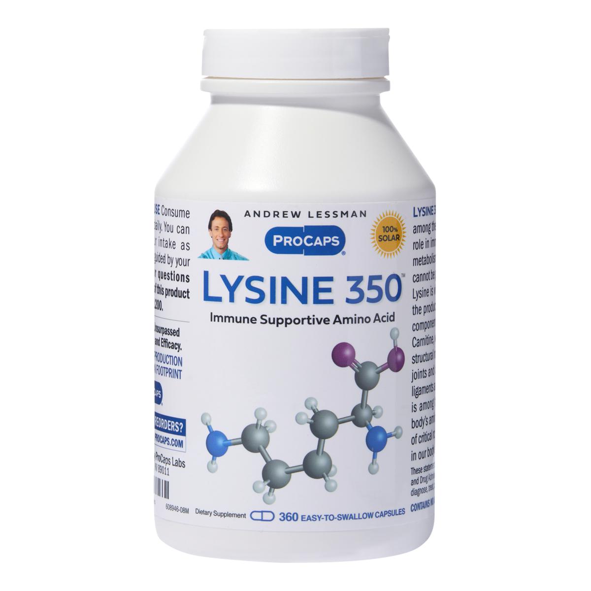 Lysine 350 - 360 Capsules
