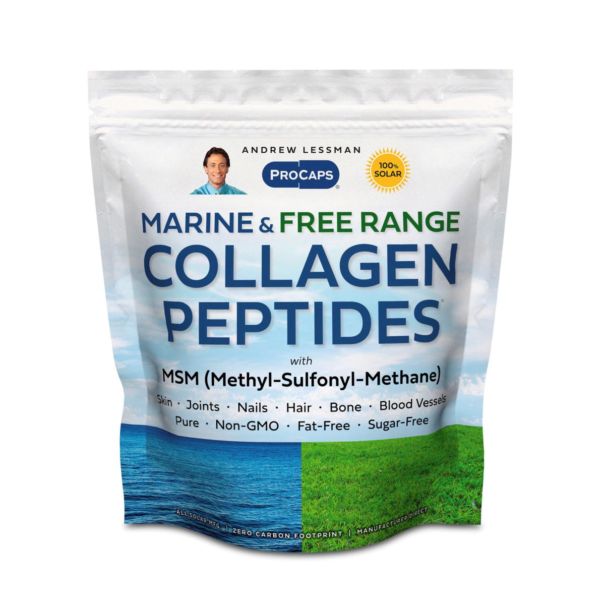 Andrew Lessman Marine and Free Range Collagen Peptides with MSM
