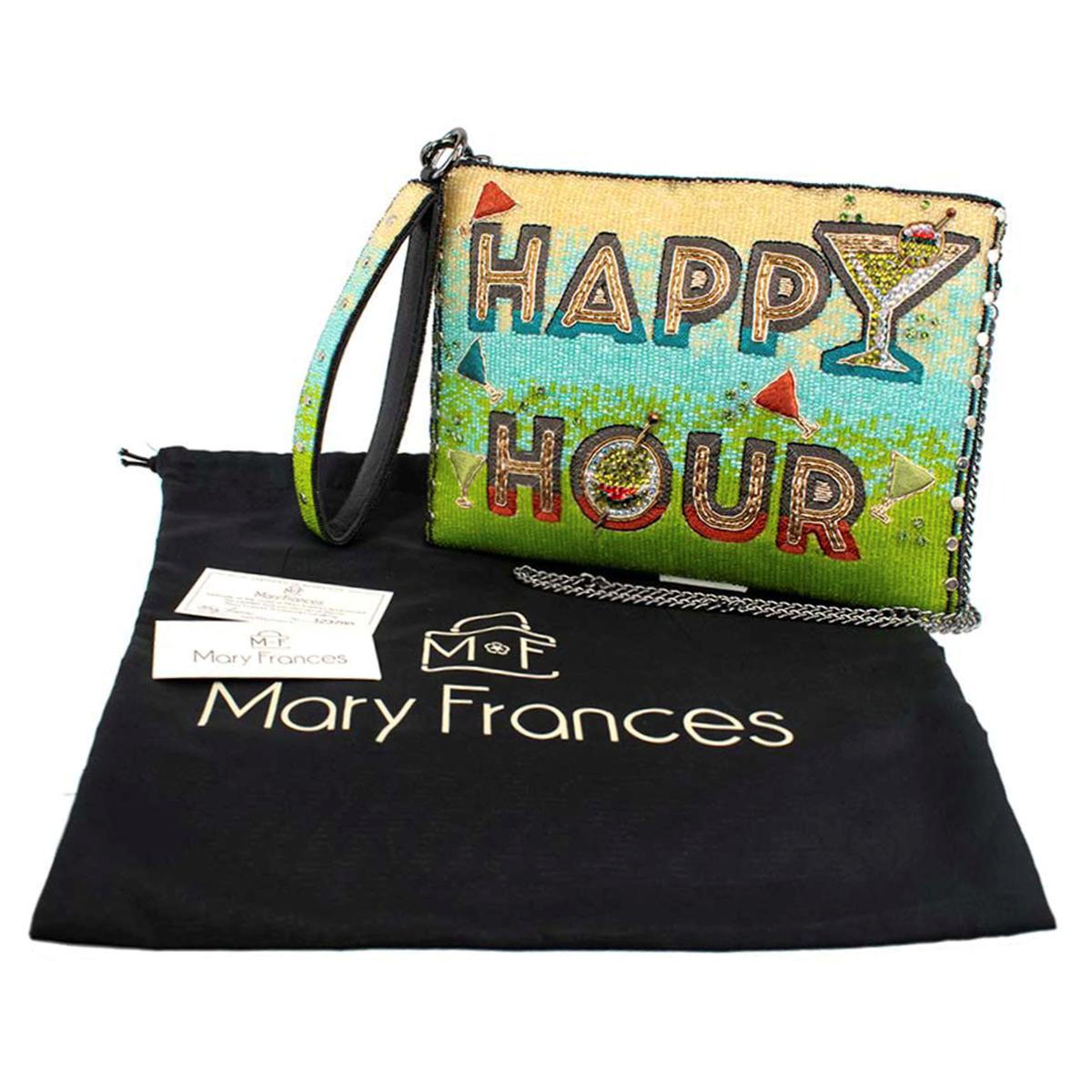 Mary Frances Handbag Hand-Beaded Crossbody/Clutch - 23347326