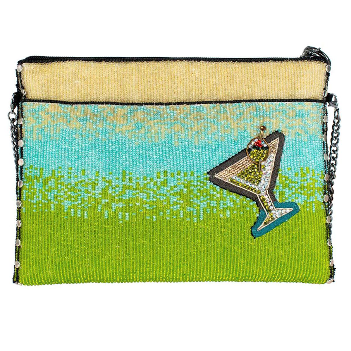 Mary Frances Handbag Hand-Beaded Crossbody/Clutch - 23347326