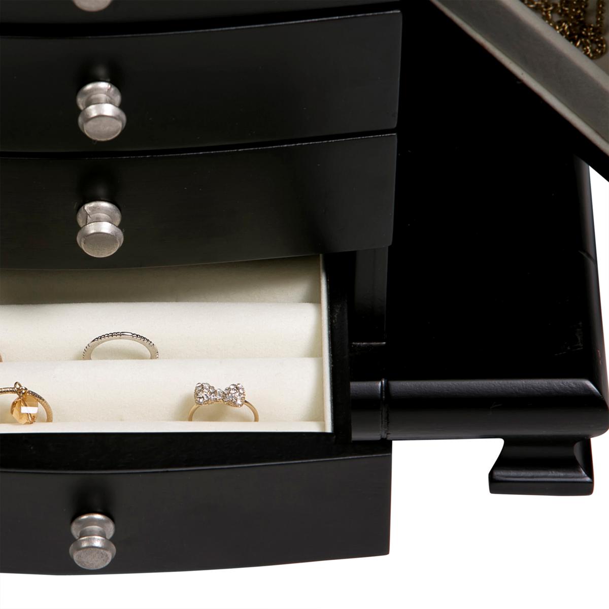 Mele and Co Layla Wooden Jewelry Box in Java Finish - 20428274 | HSN
