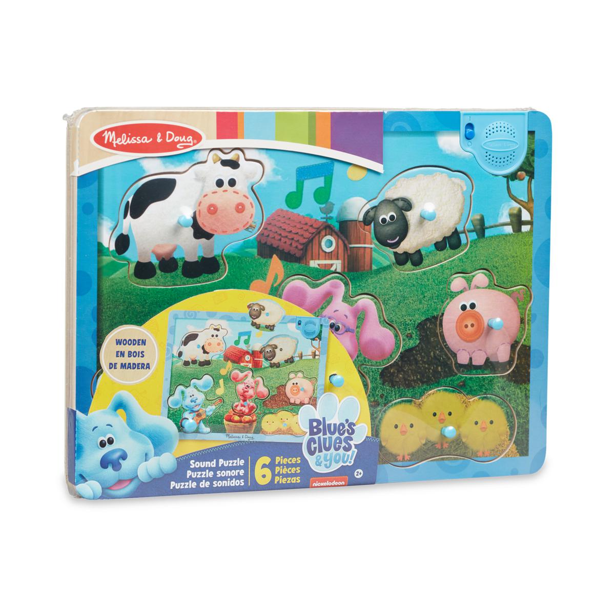 Wooden Melissa and Doug Farm Animal Puzzle