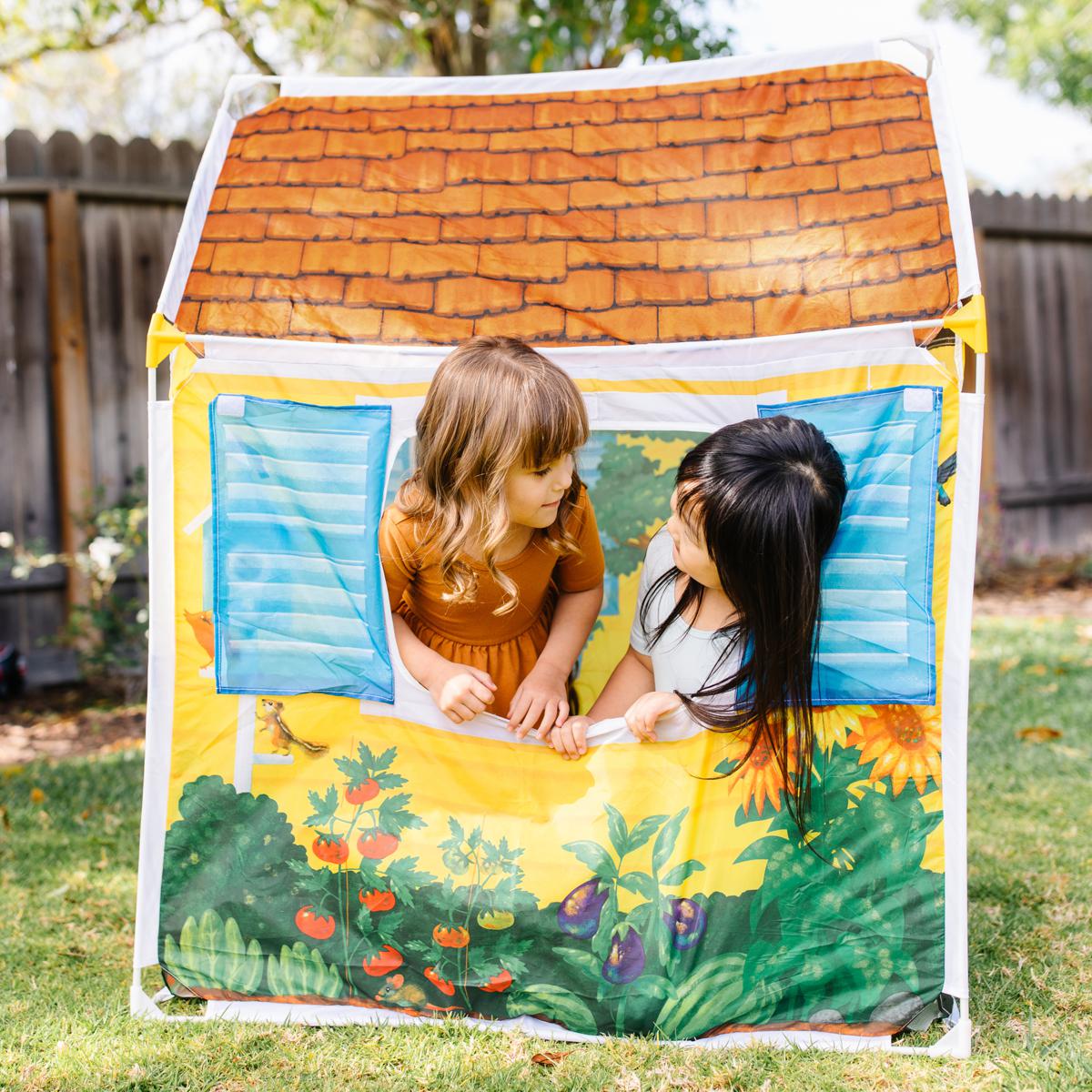 Fabric shop play tent