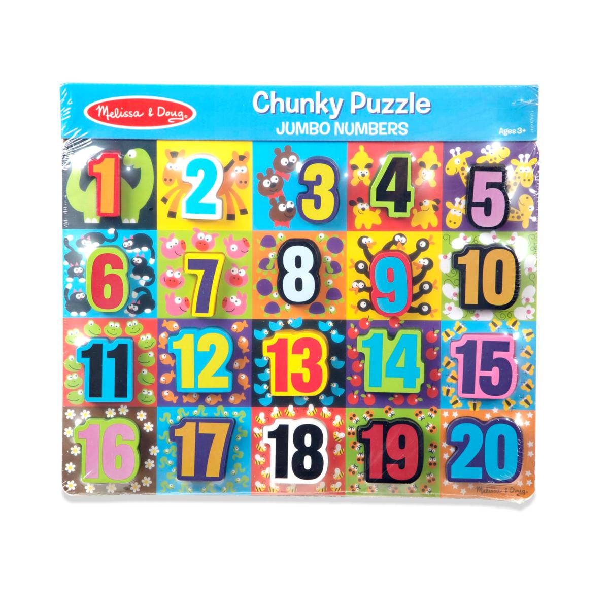 Melissa & Doug Numbers Sound Toy Puzzle - Multicolor for sale online