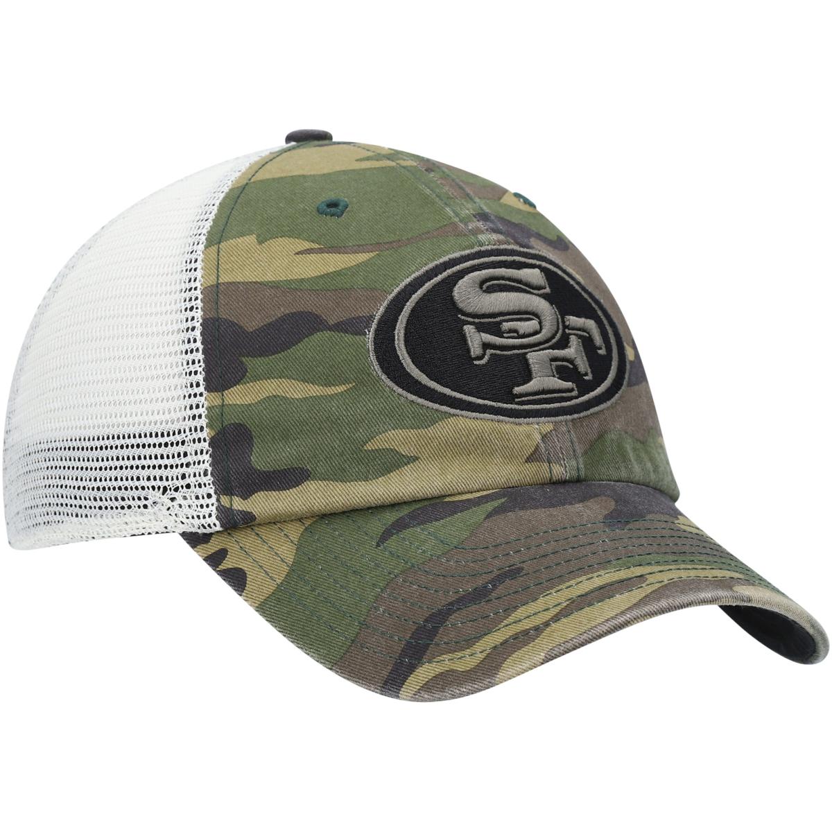 47 Brand / Men's San Francisco 49ers Camo Adjustable Clean Up Hat