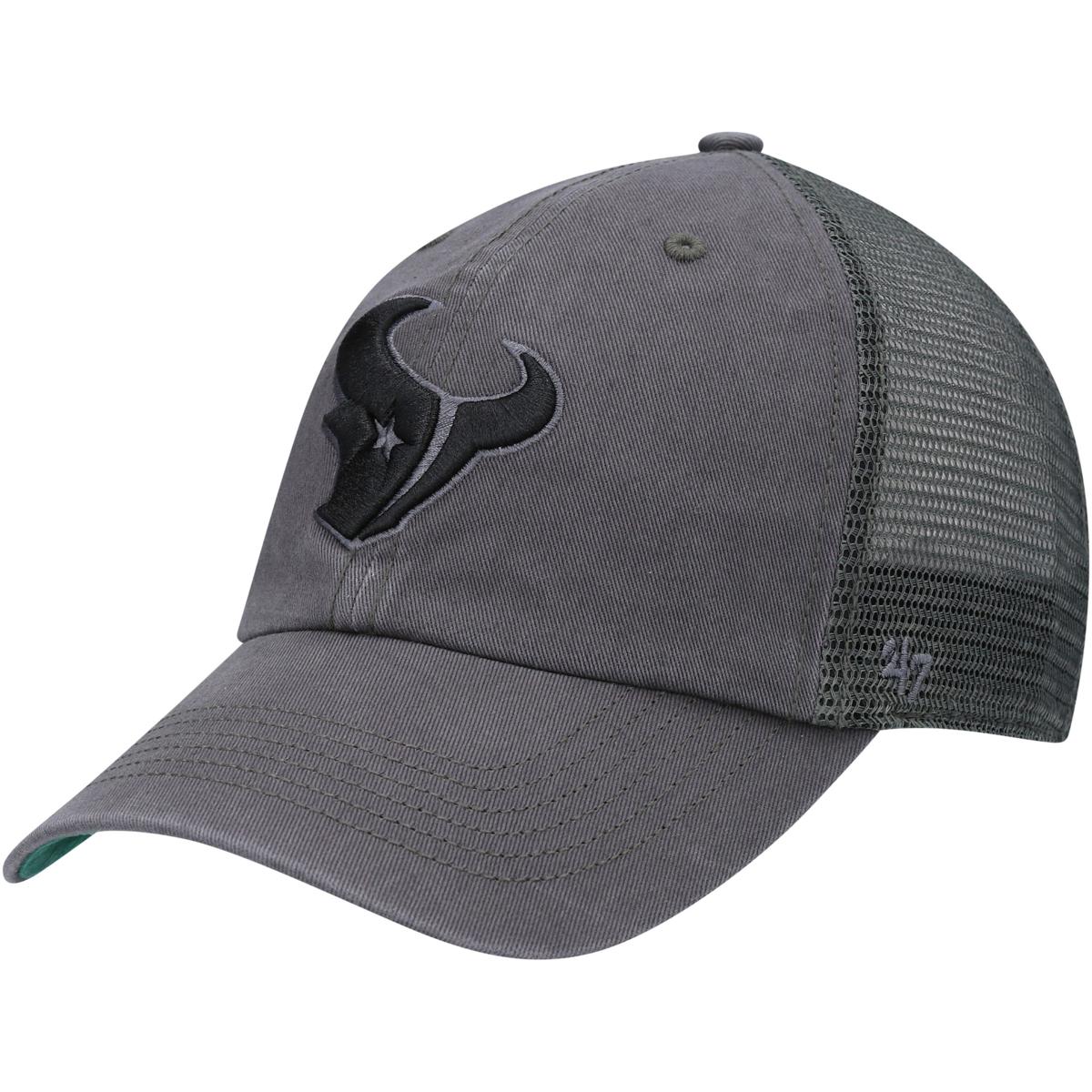 Mens Miami Dolphins '47 Brand Charcoal Clean-Up Basic Logo Adjustable Hat