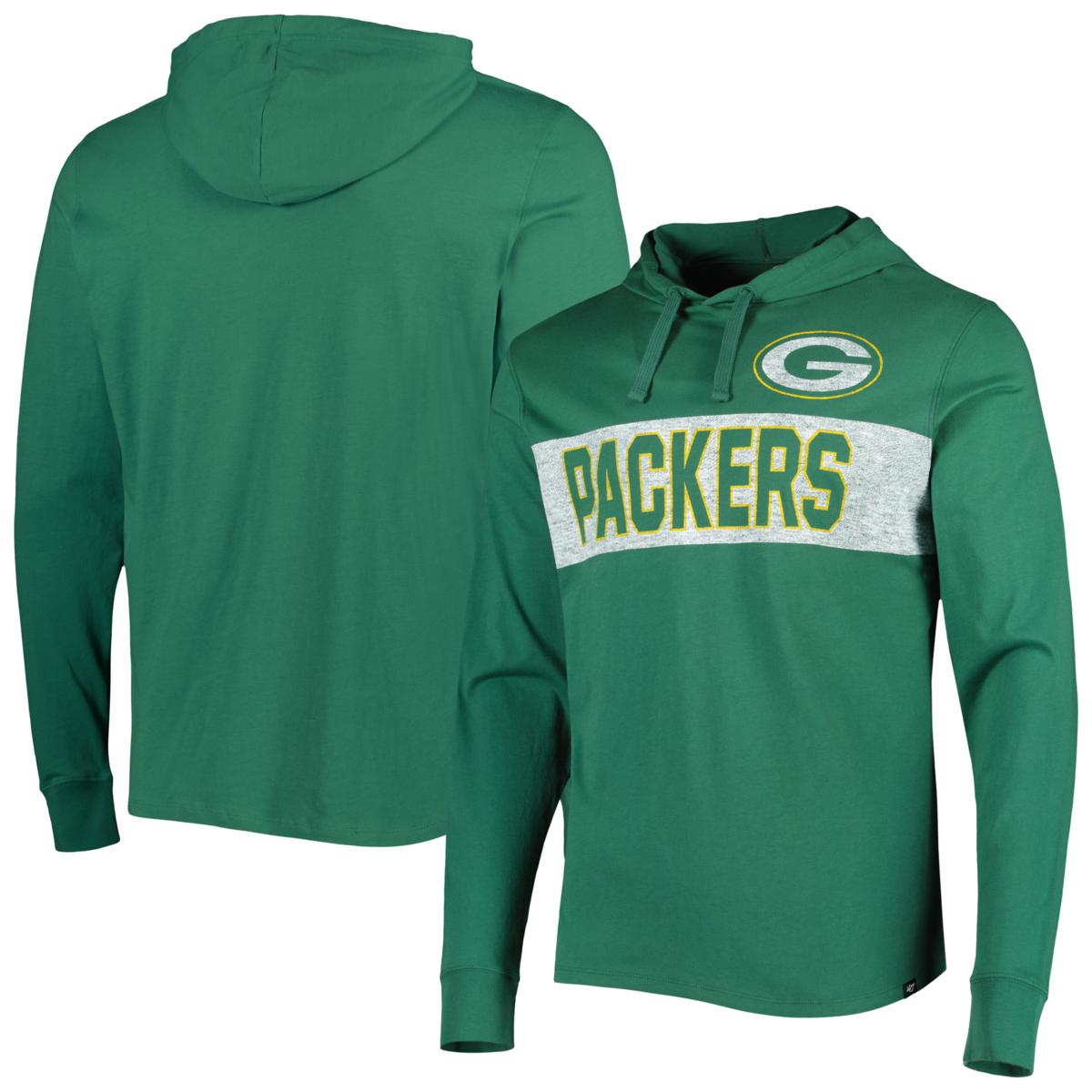 Green bay packers mens 2024 long sleeve t shirts